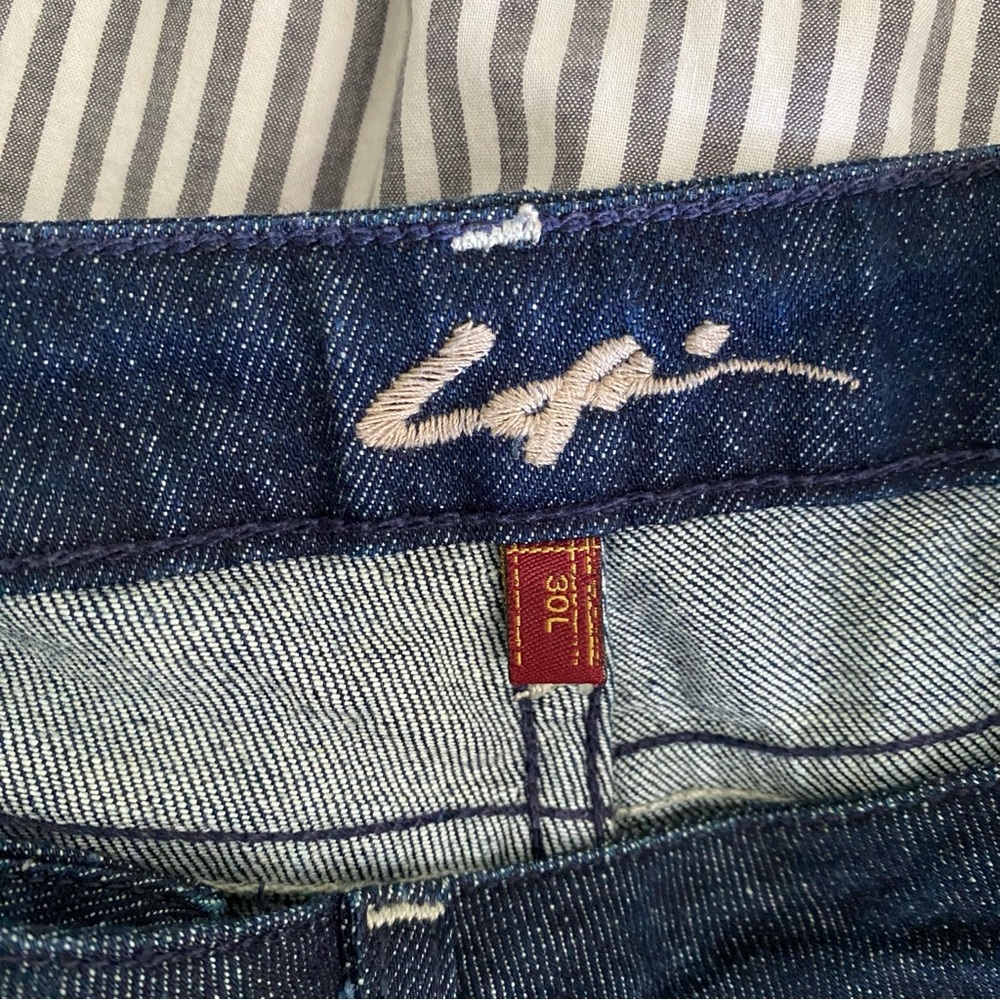 Lofi Denim Jeans Bootcut Flare Dark Wash Anthropologie Dna Bells View 5